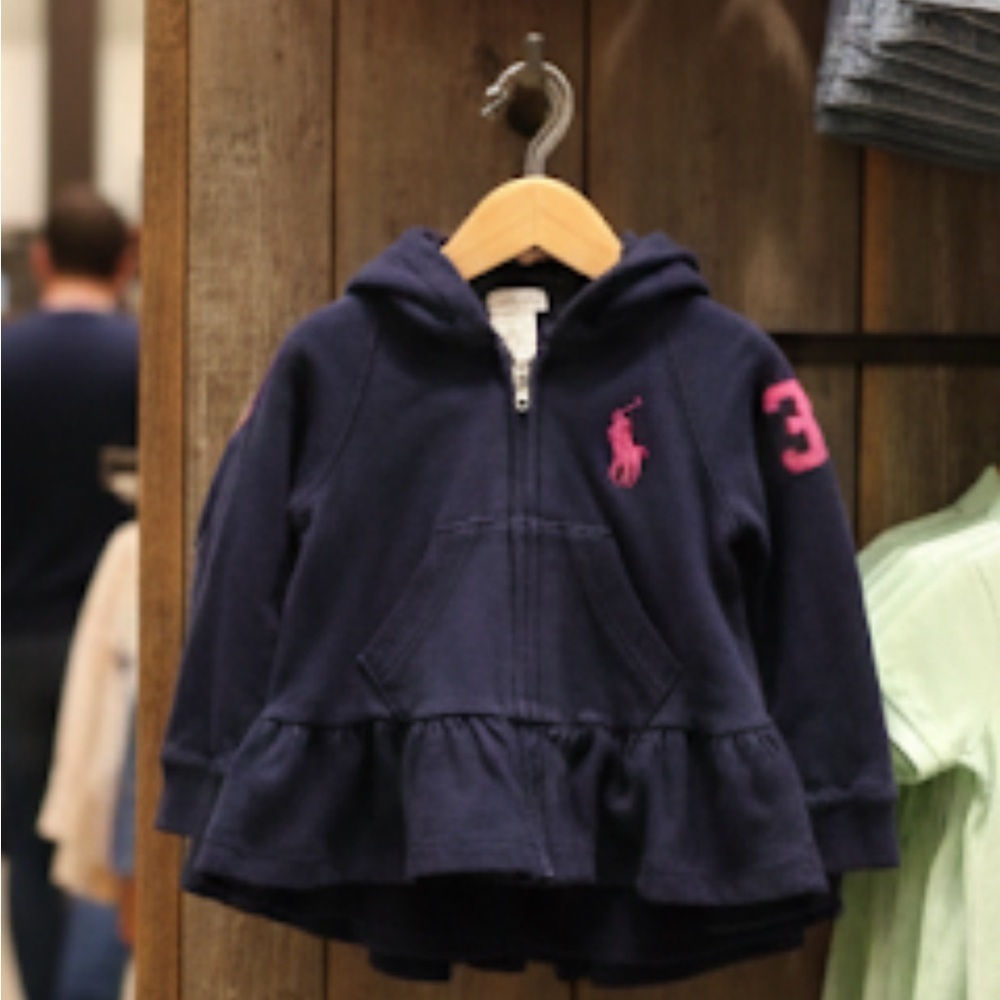Adorable 6 month hoodie sweatshirt Ralph Lauren